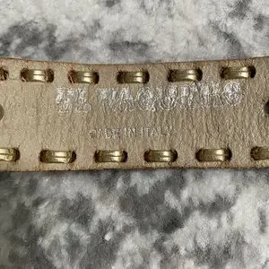 Vintage Authentic El Vaquero Tooled Leather Ladies’ Belt 32” - 35” Tan El Vaquero | Accessories | Vintage Authentic El Vaquero  main image 3